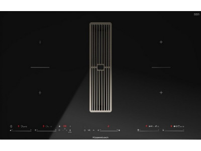 Варочная панель Kuppersbusch KMI 8590.0 SR Black Chrome индукционная с вытяжкой