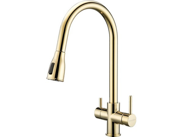 Смеситель Paulmark Lange La214212-LG (SBG), светлое золото