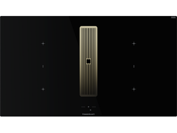 Варочная панель Kuppersbusch KMI 9850.1 SR-E Gold индукционная с вытяжкой