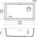 Мойка Omoikiri Kata 76-U/I Side-GR Artgranit/leningrad grey (4997589)