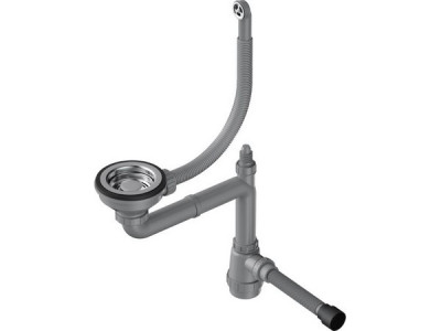 Арматура для 1-чаш.моек с кругл.переливом Omoikiri WK-1-R-IN (4956486)
