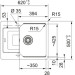 Мойка Franke UBG 611-62, серый камень (114.0595.331)