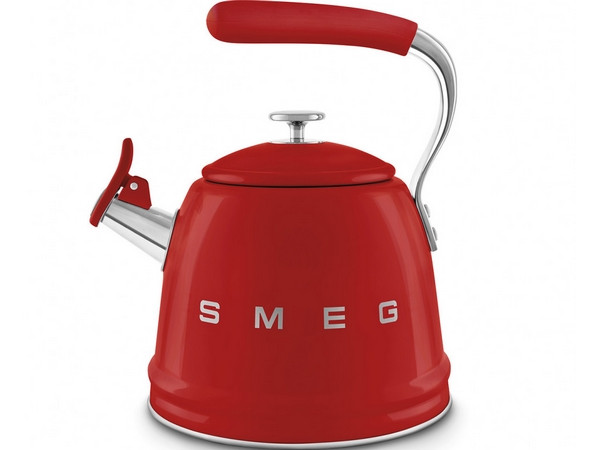 Чайник со свистком SMEG CKLW2001RD красный