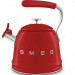 Чайник со свистком SMEG CKLW2001RD красный