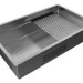 Мойка Paulmark Next-pro 74-l uni PM707445-L-BS, брашированная сталь
