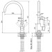 Смеситель Paulmark Holstein Ho212063-WH (431), белый матовый