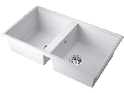 Мойка Omoikiri Tedori 86-2-WH Tetogranit/белый (4993927)