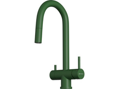 Смеситель Omoikiri Akita-S-RG латунь/royal green (4994437)