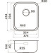 Мойка Omoikiri Omi 38-U/I-IN нерж. сталь/нержавеющая сталь (4997435)