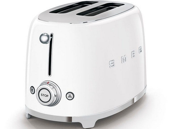 Тостер на 2 ломтика SMEG TSF01WHEU белый