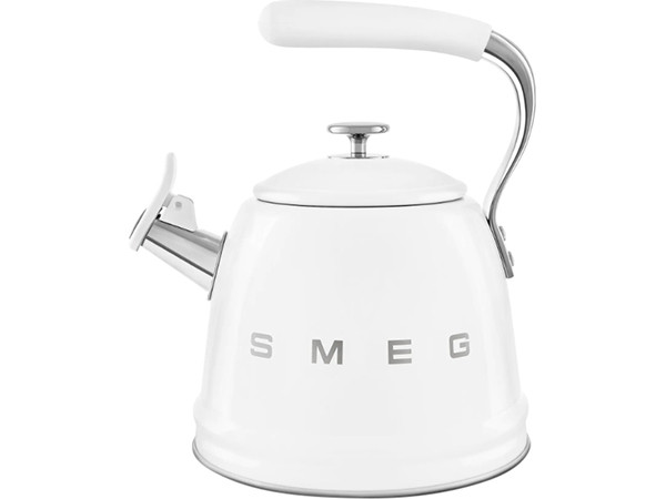 Чайник со свистком SMEG WKF01WH белый