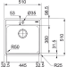 Мойка Franke BCX 610-51 TL, стоп-вент. (101.0689.942)