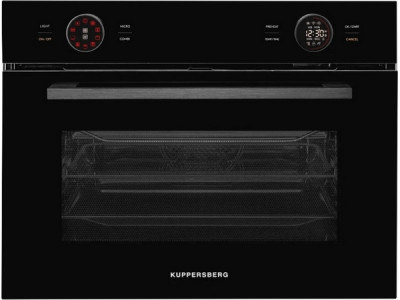 Духовой шкаф Kuppersberg KMW 612 Black компактный с СВЧ